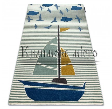 Child  carpet PETIT SAIL green - высокое качество по лучшей цене в Украине.