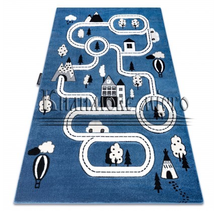 Child  carpet PETIT TOWN blue - высокое качество по лучшей цене в Украине.