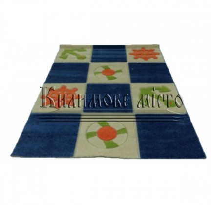 Children carpet Daisy Fulya 8F88B blue - высокое качество по лучшей цене в Украине.