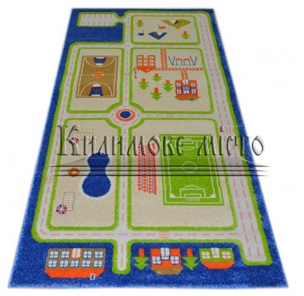 Children carpet Daisy Fulya 8C44b blue - высокое качество по лучшей цене в Украине.
