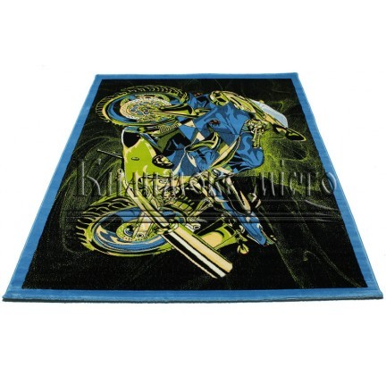 Children carpet Super Elmas 7958A black-blue - высокое качество по лучшей цене в Украине.