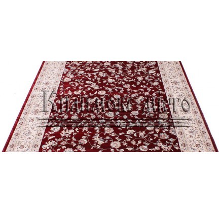 High-density runner carpet Esfahan 4904A d.red-ivory - высокое качество по лучшей цене в Украине.
