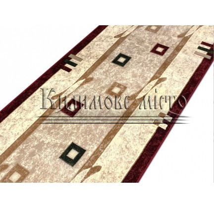 Synthetic runner carpet Selena / Lotos 579-120 red - высокое качество по лучшей цене в Украине.