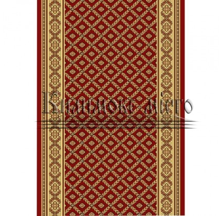 The runner carpet Silver / Gold Rada 330-22 red - высокое качество по лучшей цене в Украине.