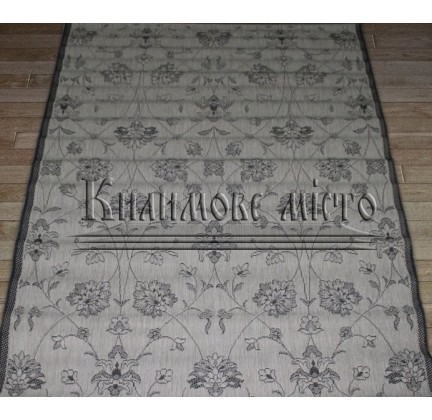 Безворсова килимова дорiжка Cottage 2744 sand-black - высокое качество по лучшей цене в Украине.