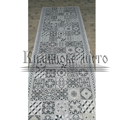 Napless runner carpet Natura 20369 Silver-Black - высокое качество по лучшей цене в Украине.