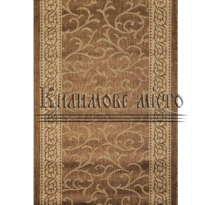 Napless runner carpet Sisal 014 gold-beige - высокое качество по лучшей цене в Украине.