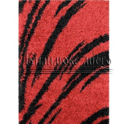 Shaggy runner carpet Shaggy Gold 8061 red - высокое качество по лучшей цене в Украине.