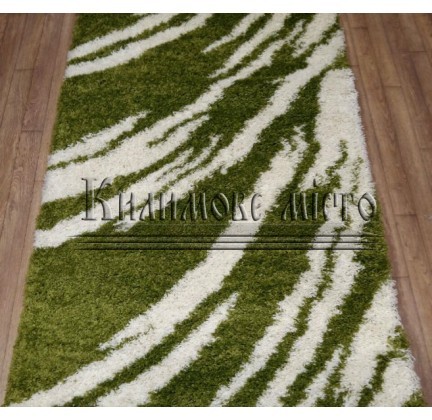 Високоворсна килимова доріжка Shaggy Gold 8061 GREEN - высокое качество по лучшей цене в Украине.
