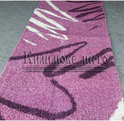 Высоковорсная ковровая дорожка Shaggy 0791 розовый - высокое качество по лучшей цене в Украине.
