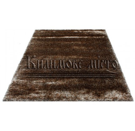 Shaggy carpet Supershine R001с brown - высокое качество по лучшей цене в Украине.