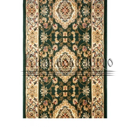 Synthetic runner carpet Almira 2304 Green-Cream Rulon - высокое качество по лучшей цене в Украине.