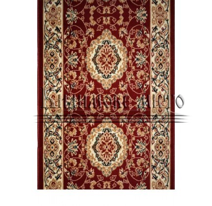 Synthetic runner carpet Almira 2304 Red-Cream Rulon - высокое качество по лучшей цене в Украине.