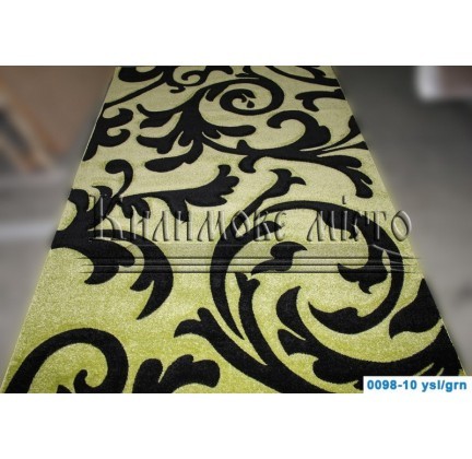 Synthetic runner carpet California 0098-10 ysl-grn - высокое качество по лучшей цене в Украине.