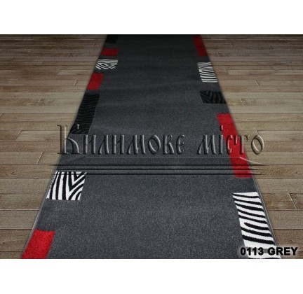 Synthetic runner carpet California 0113 grey - высокое качество по лучшей цене в Украине.