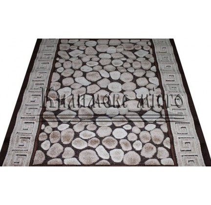 Synthetic runner carpet Chenill 2679B v.brown - высокое качество по лучшей цене в Украине.