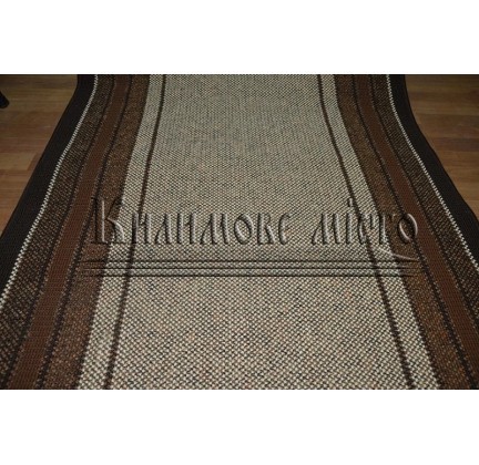 Synthetic runner carpet Дарничанка brown (Bari 02) - высокое качество по лучшей цене в Украине.