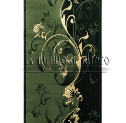 Synthetic runner carpet Elegant 3951 GREEN - высокое качество по лучшей цене в Украине.