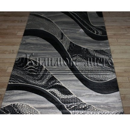 Synthetic runner carpet Festival 6015A black-anthracite - высокое качество по лучшей цене в Украине.
