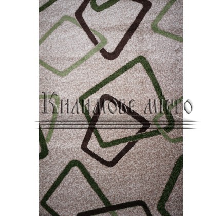 Synthetic runner carpet KIWI 02589A D.Green/D.Brown - высокое качество по лучшей цене в Украине.