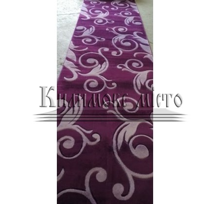 Synthetic runner carpet Legenda 0391 violet - высокое качество по лучшей цене в Украине.