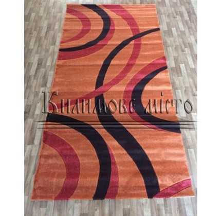Synthetic carpet Melisa 355 orange - высокое качество по лучшей цене в Украине.