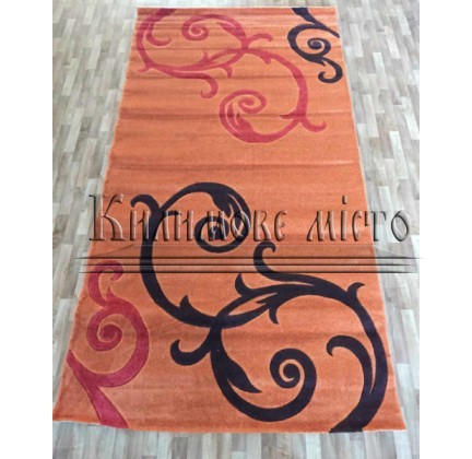 Synthetic carpet Melisa 395 orange - высокое качество по лучшей цене в Украине.