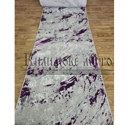 Синтетическая ковровая дорожка MODA 4576 LILAC / VIZON GRI HB - высокое качество по лучшей цене в Украине.