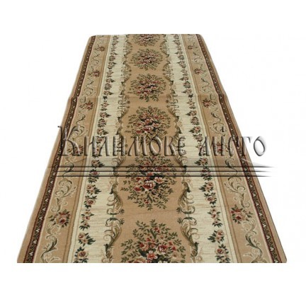 Synthetic runner carpet Selena / Lotos 535-106 beige - высокое качество по лучшей цене в Украине.