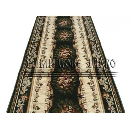 Synthetic runner carpet Selena / Lotos 535-310 green - высокое качество по лучшей цене в Украине.