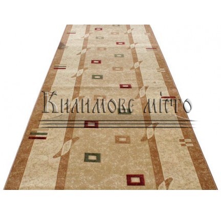 Синтетична килимова доріжка Selena / Lotos 579-110 beige - высокое качество по лучшей цене в Украине.
