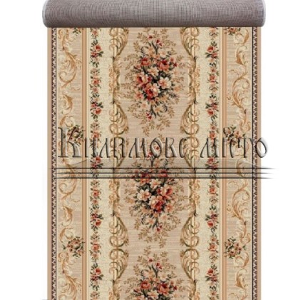 Synthetic runner carpet Selena / Lotos 535-106 beige - высокое качество по лучшей цене в Украине.