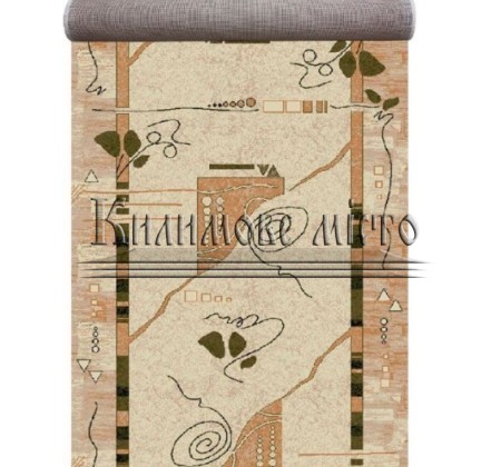 Синтетична килимова доріжка Selena / Lotos 572-100 beige - высокое качество по лучшей цене в Украине.