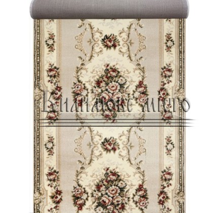 Синтетична килимова доріжка Selena / Lotos 574-100 beige - высокое качество по лучшей цене в Украине.