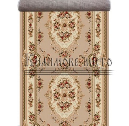 Синтетична килимова доріжка Selena / Lotos 575-110 beige - высокое качество по лучшей цене в Украине.