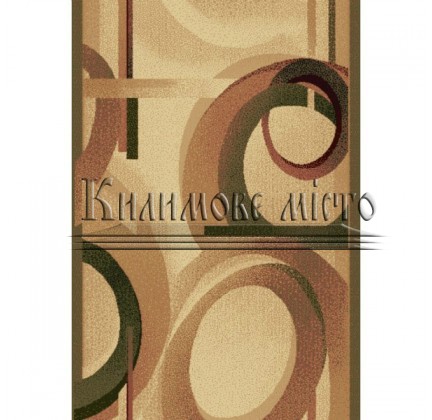 Synthetic runner carpet Selena / Lotos 512-061 green - высокое качество по лучшей цене в Украине.