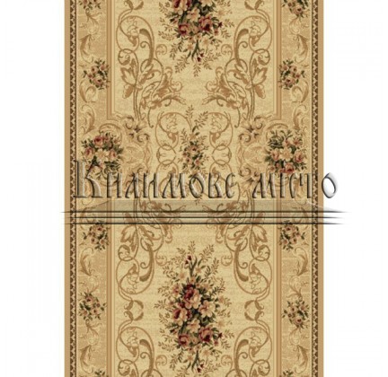 Синтетична килимова доріжка Selena / Lotos 534-016 beige - высокое качество по лучшей цене в Украине.