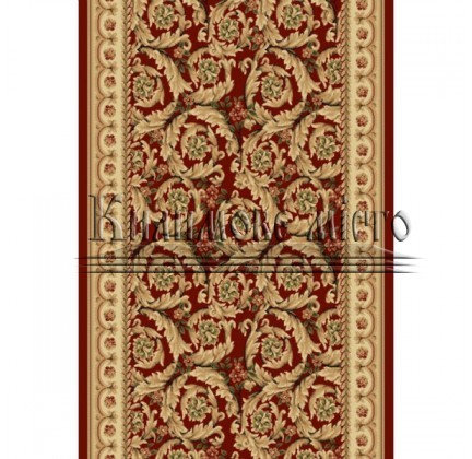 Synthetic runner carpet Selena / Lotos 539-210 red - высокое качество по лучшей цене в Украине.