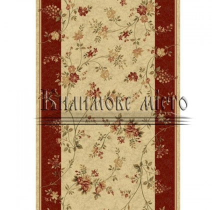 Синтетична килимова доріжка Selena / Lotos 551-120 red - высокое качество по лучшей цене в Украине.