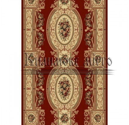 Synthetic runner carpet Selena / Lotos 567-210 red - высокое качество по лучшей цене в Украине.