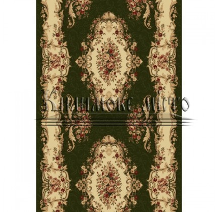 Synthetic runner carpet Selena / Lotos 573-310 green - высокое качество по лучшей цене в Украине.