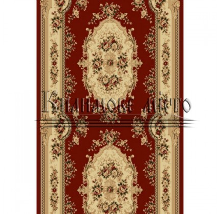 Synthetic runner carpet Selena / Lotos 575-210 red - высокое качество по лучшей цене в Украине.