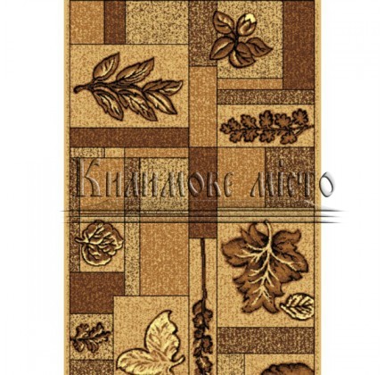 Synthetic runner carpet Silver  / Gold Rada 099-12 beige - высокое качество по лучшей цене в Украине.