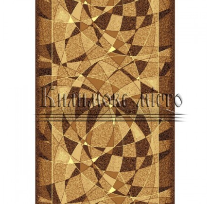Synthetic runner carpet Silver  / Gold Rada 315-12 beige - высокое качество по лучшей цене в Украине.