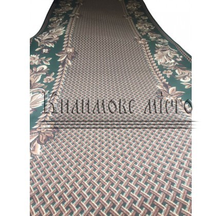 Synthetic runner carpet Silver  / Gold Rada 316-32 green - высокое качество по лучшей цене в Украине.