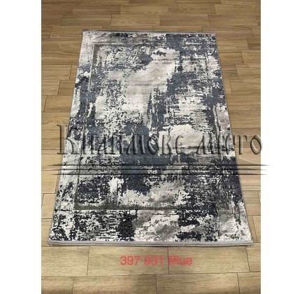 Synthetic carpet VIVALDI O0397 931 GREY BLUE - высокое качество по лучшей цене в Украине.