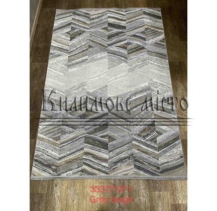 Synthetic carpet VIVALDI 33377 971 GREY BEIGE - высокое качество по лучшей цене в Украине.