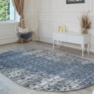 Акриловий килим Vals W2769 C.K.Cokme-Blue - Висока якість за найкращою ціною в Україні зображення 5.