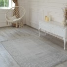 Акриловий килим Vals W2327 L.Grey-C.Grey - Висока якість за найкращою ціною в Україні зображення 4.