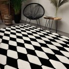 Синтетичний килим ALMINA 126702 black/white - Висока якість за найкращою ціною в Україні зображення 3.